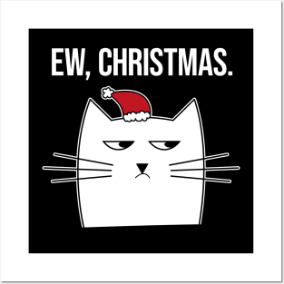 EW Christmas - Anti Christmas Cat Posters and Art